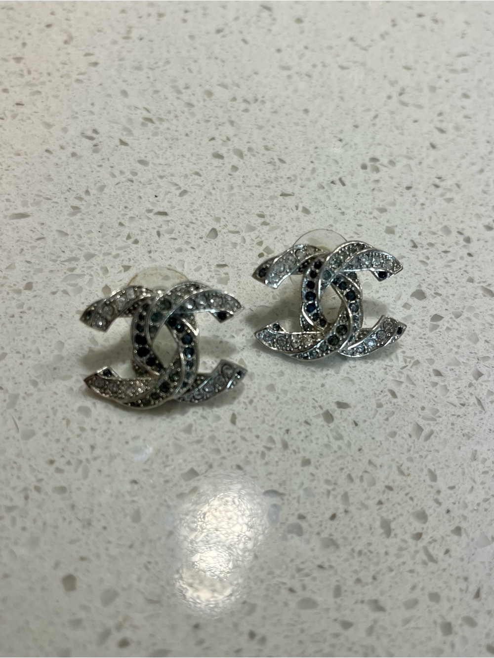CoCo Chanel Rhinestone Earrings